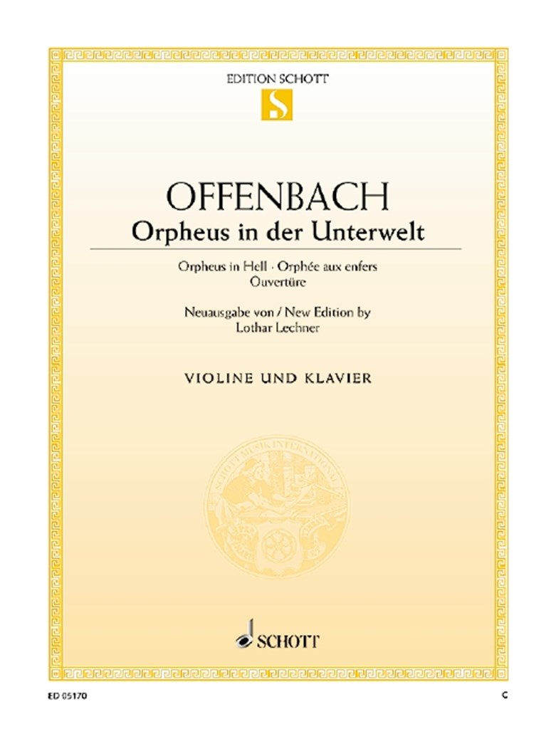 Orpheus I D Unterwelt Ouv