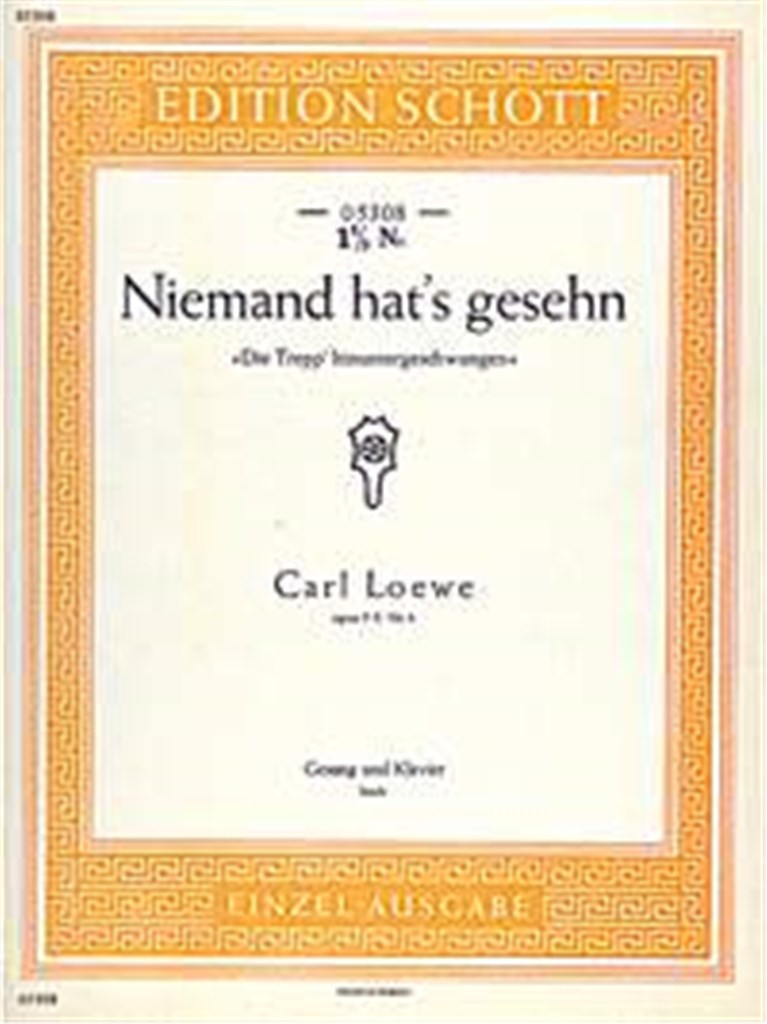 Niemand hat's gesehn op. 9 Heft X Nr. 4