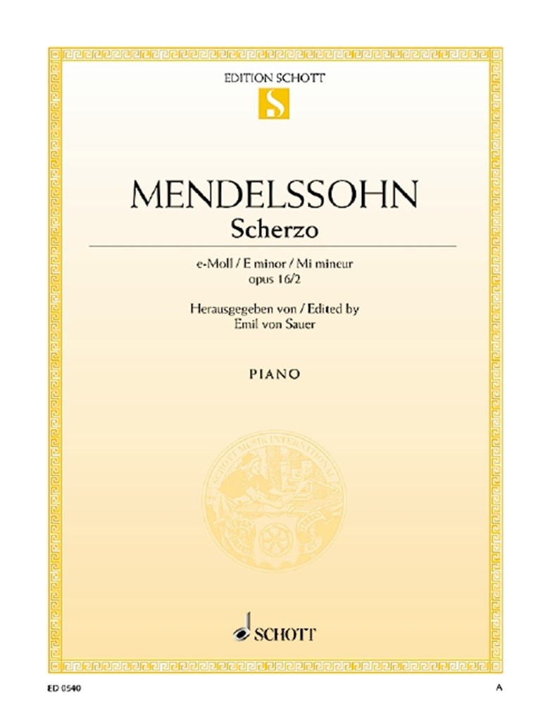 Scherzo E Opus 16/2