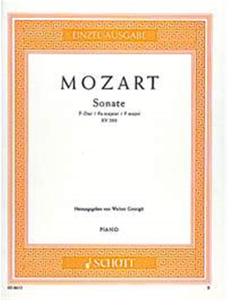 Sonate F Kv280