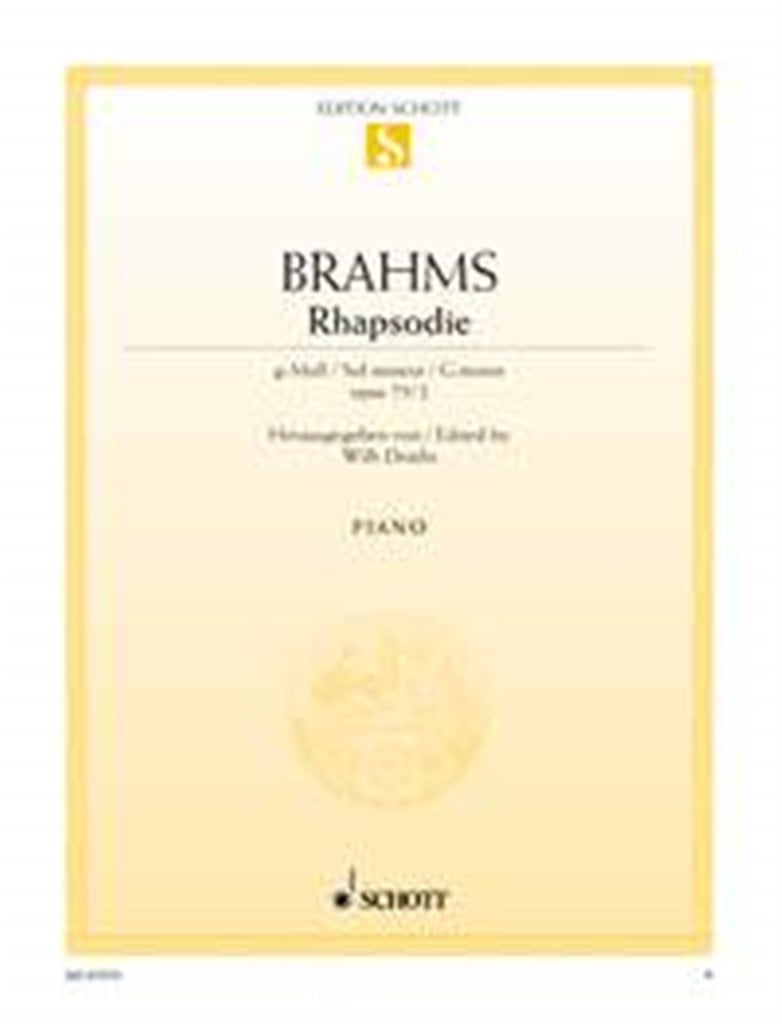Rhapsodie G Opus 72 No.2