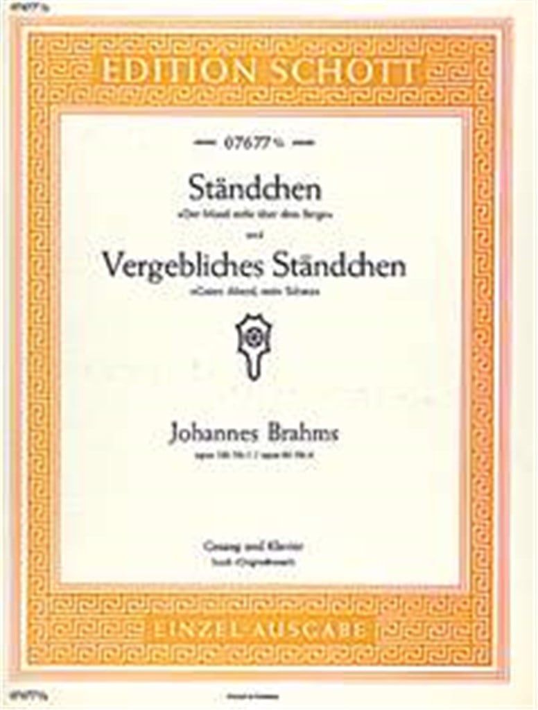 Ständchen-Vergebliches Ständchen op. 106/1 u. 84/4