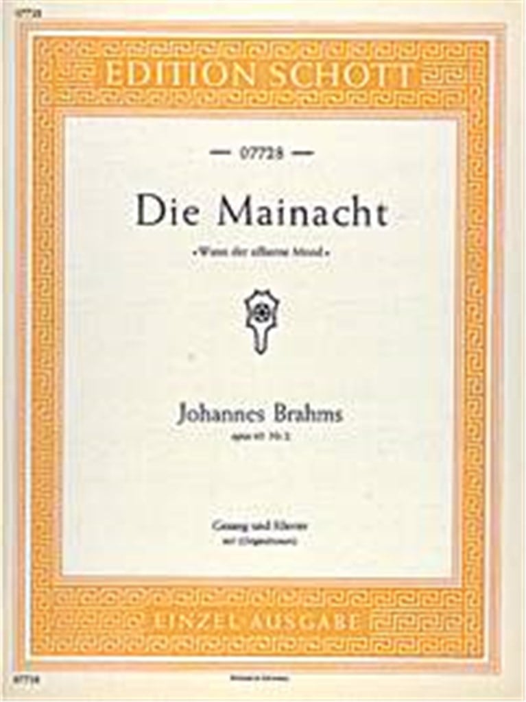Die Mainacht (Wann der silberne Mond) op. 43/2