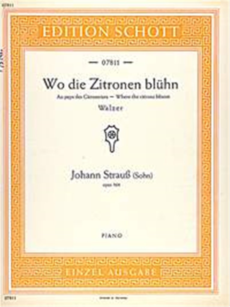 Wo die Zitronen blühn op. 364