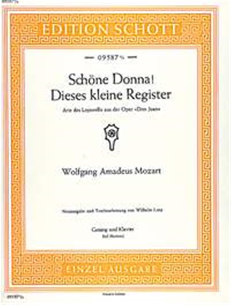 Don Giovanni Schone Donna