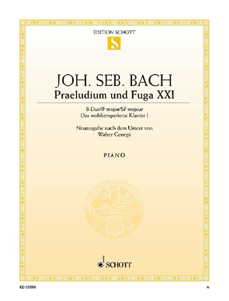 Prelude & Fuga 11 Bes Bwv866