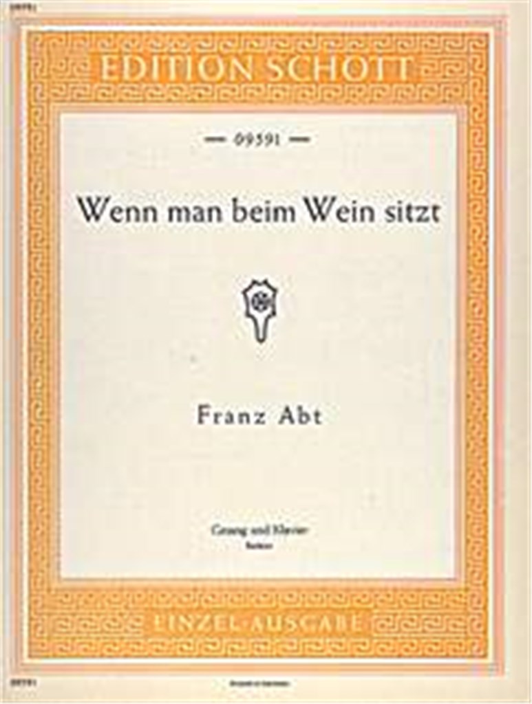 Wenn man beim Wein sitzt op. 204/3