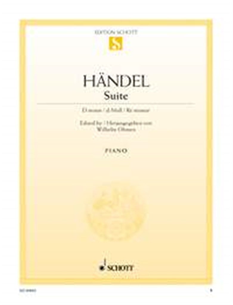 Suite d-Moll HWV 437 (HHA II/4 - Walsh 1733 No. 4)
