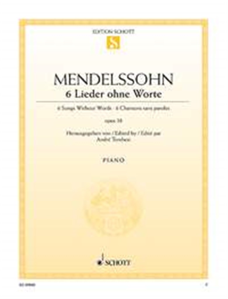 6 Songs without Words op. 38