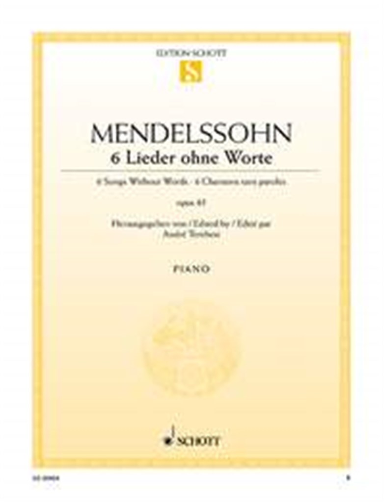 6 Lieder ohne Worte op. 85