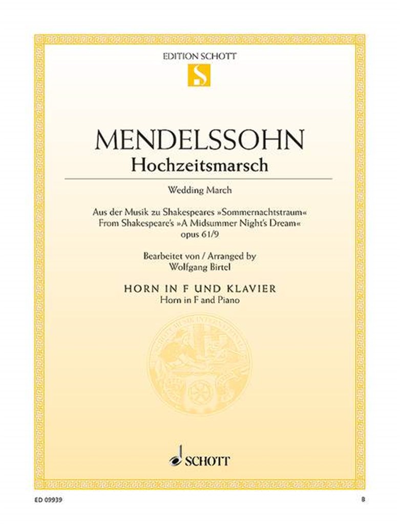 Wedding March op. 61/9