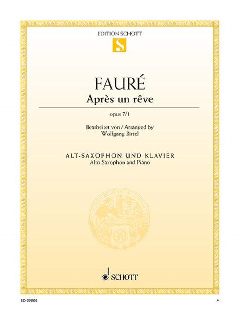 Après un rêve op. 7/1