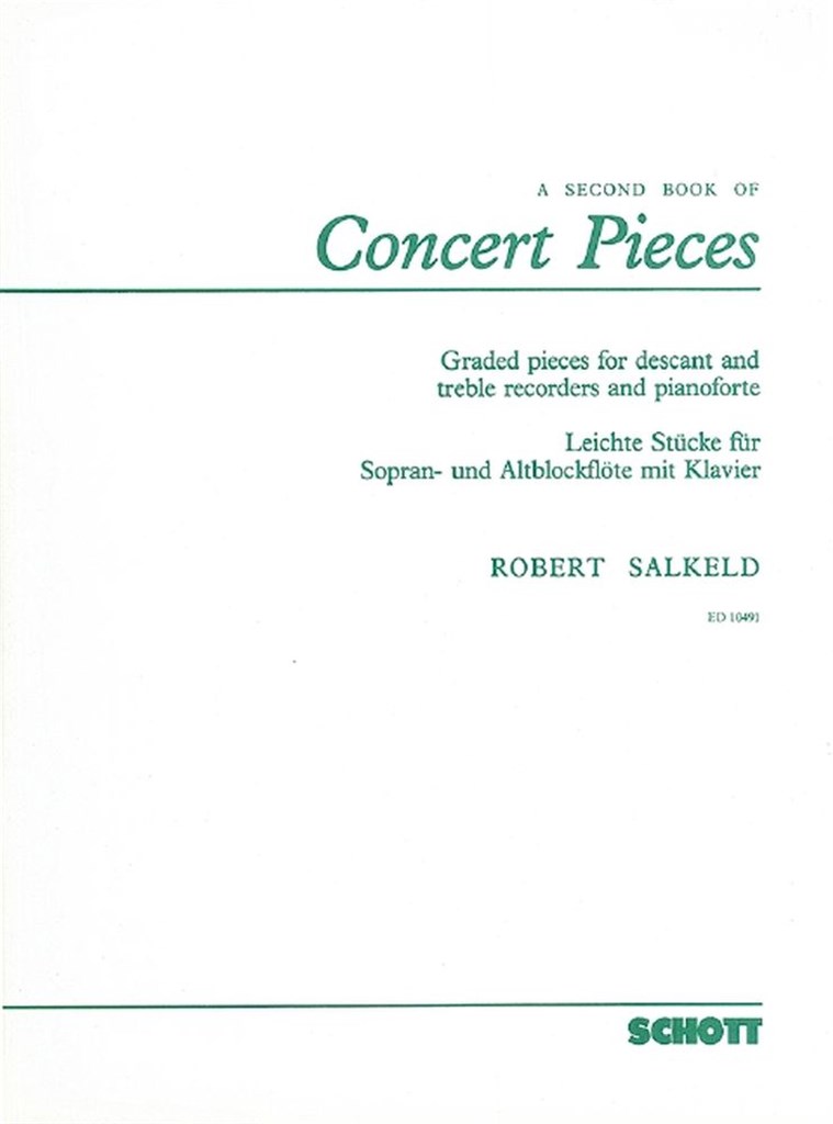 A Second Book of Concert Pieces