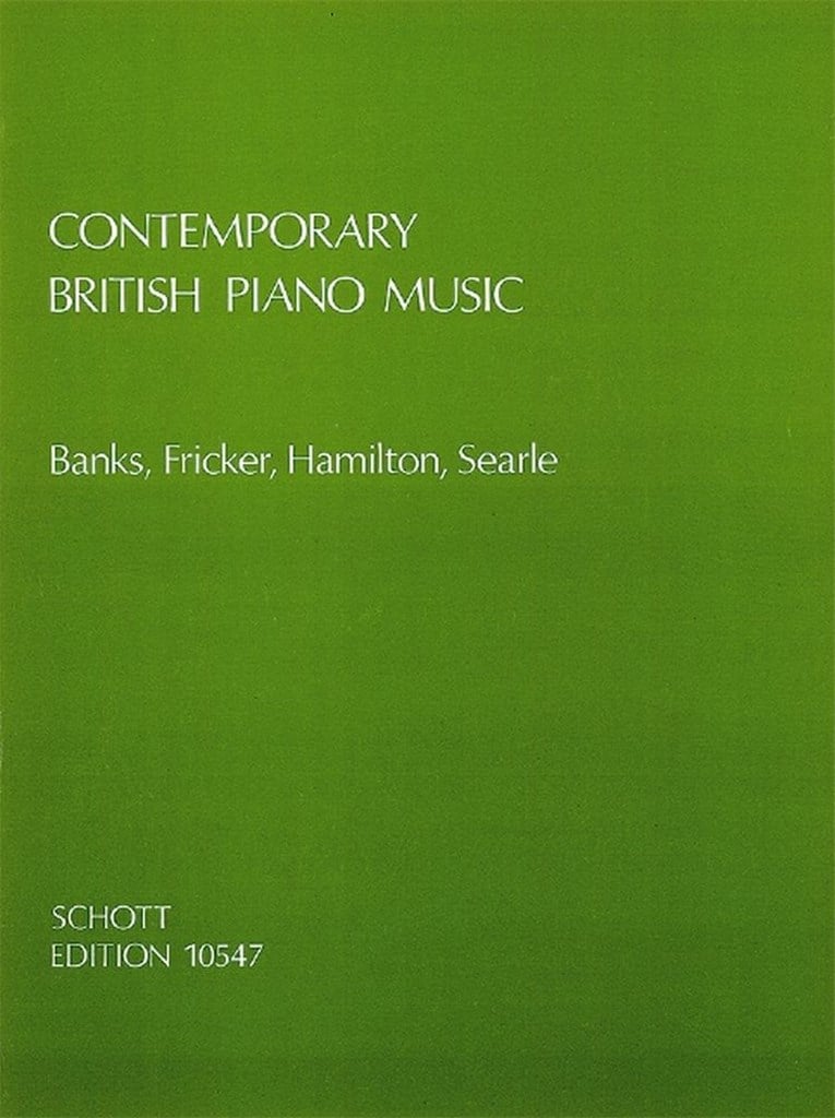 Contemporary British Piano Music