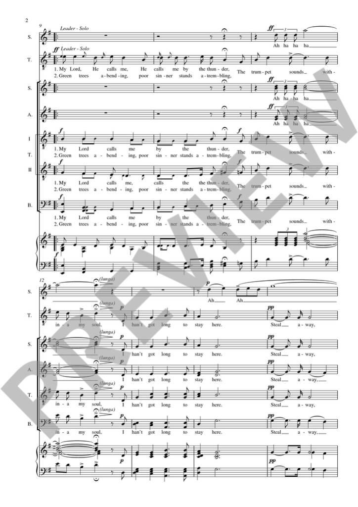 Five Spirituals (From "A Child Of Our Time")