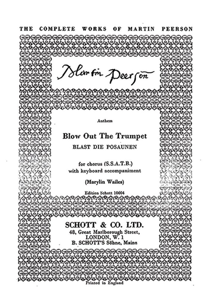 Blow Out The Trumpet