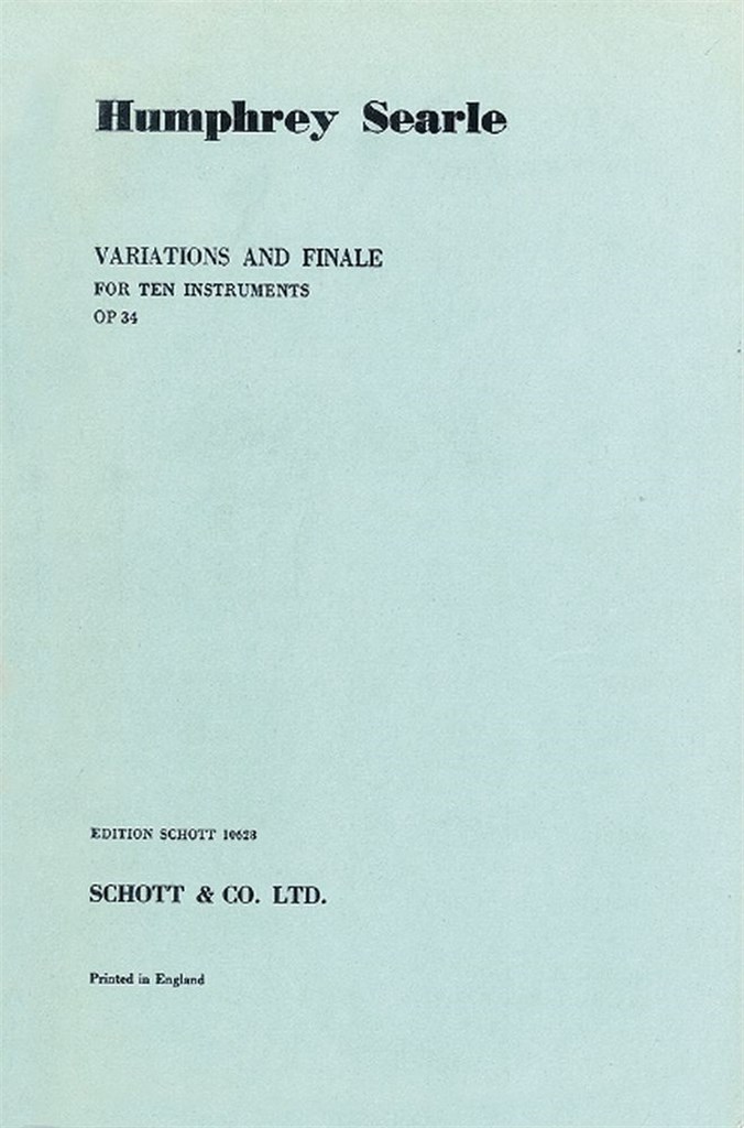 Variations and Finale op. 34
