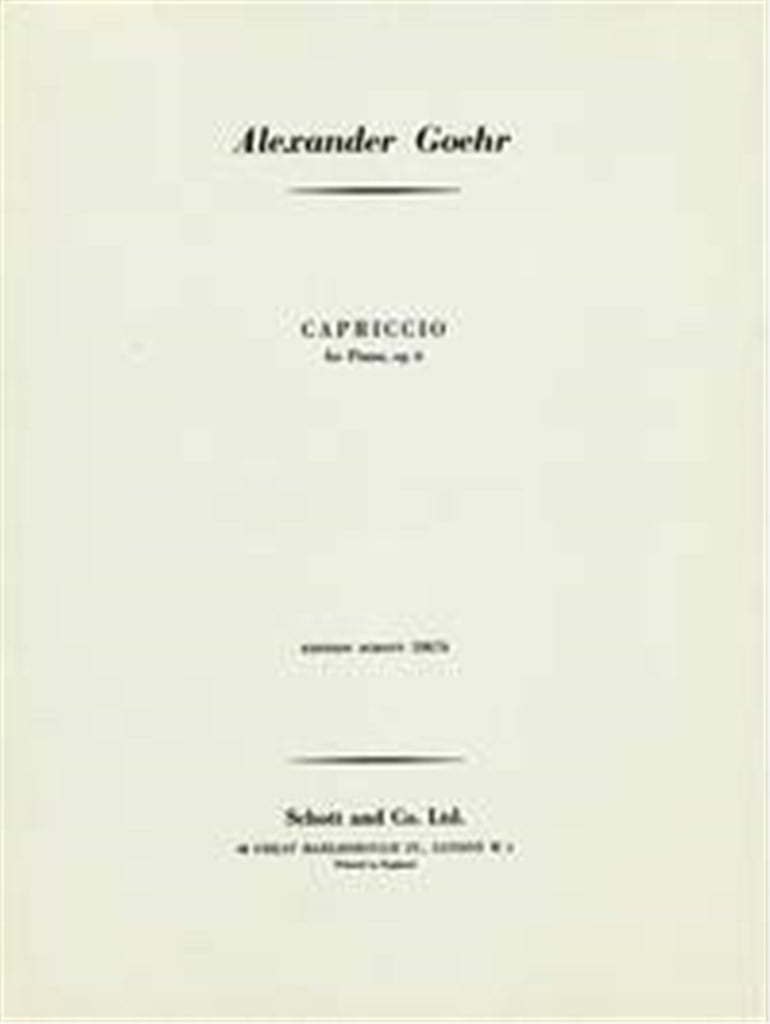 Capriccio op. 6