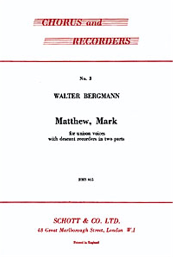 Matthew, Mark