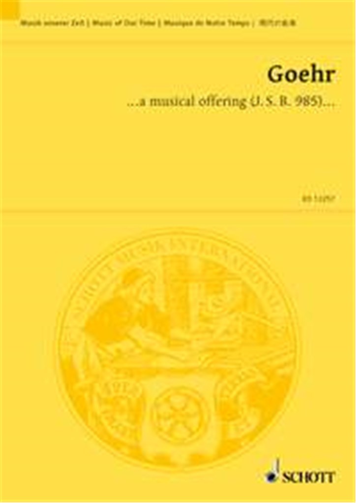 ... a musical offering (J. S. B. 1985) op. 46