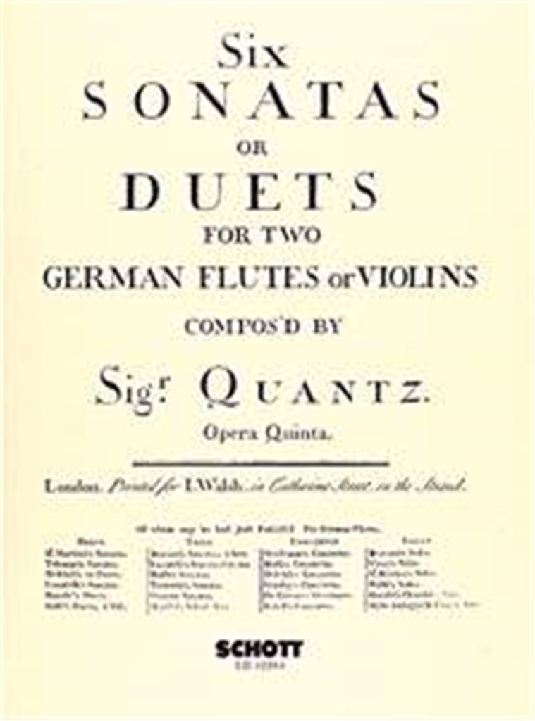 Six Sonatas or Duets