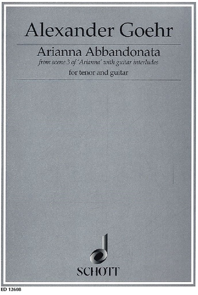 Arianna Abbandonata op. 58 c