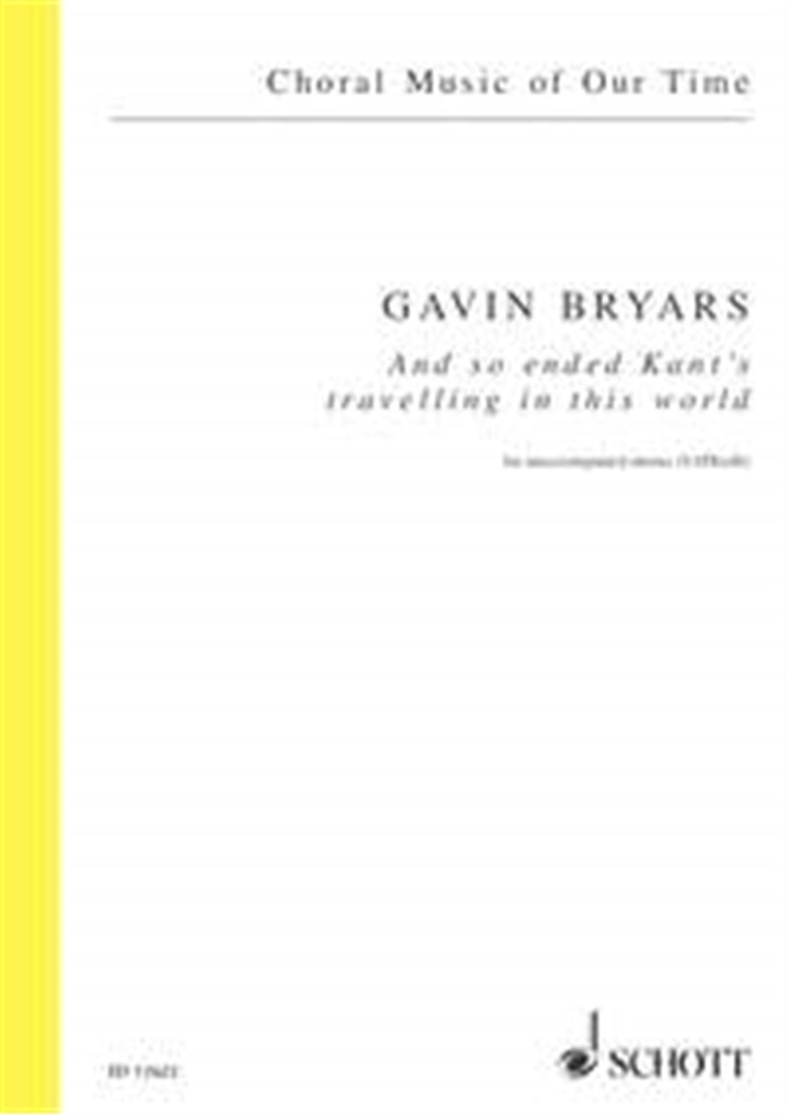 And so ended Kant's travelling in this world