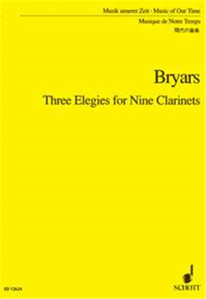 Three Elegies for Nine Clarinets