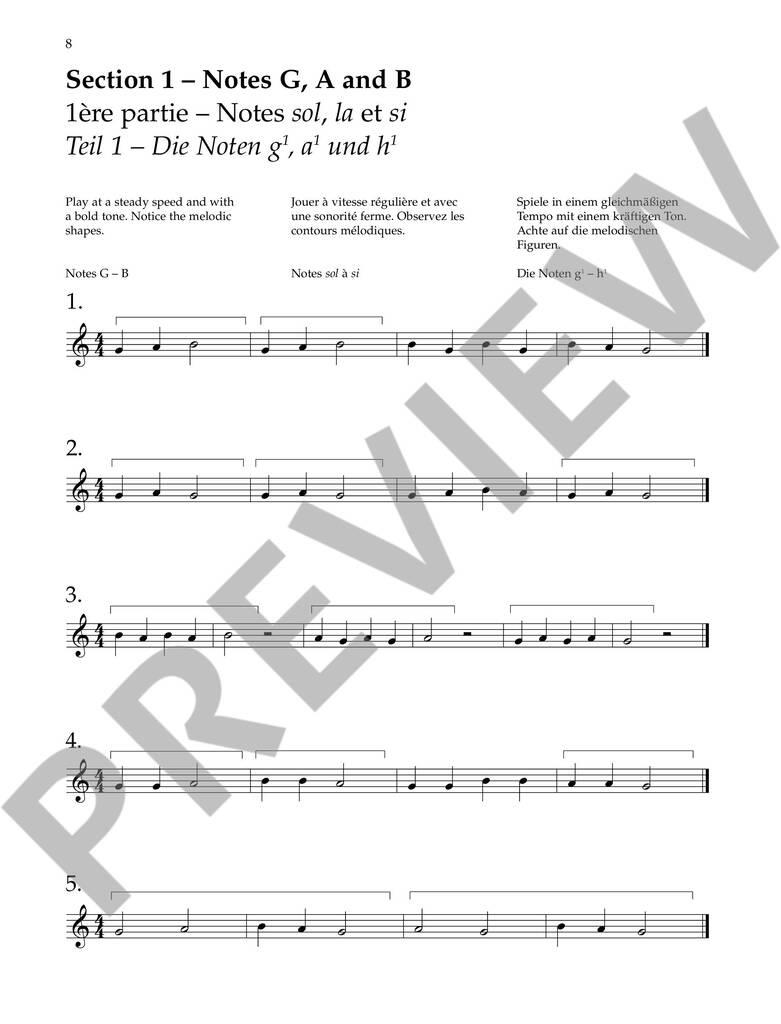 Vom-Blatt-Spiel auf der Oboe 1 Vol. 1