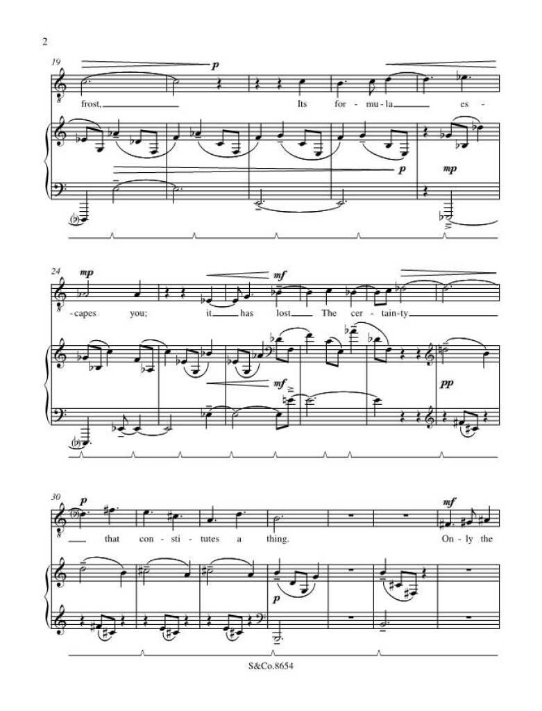 Three Auden Songs