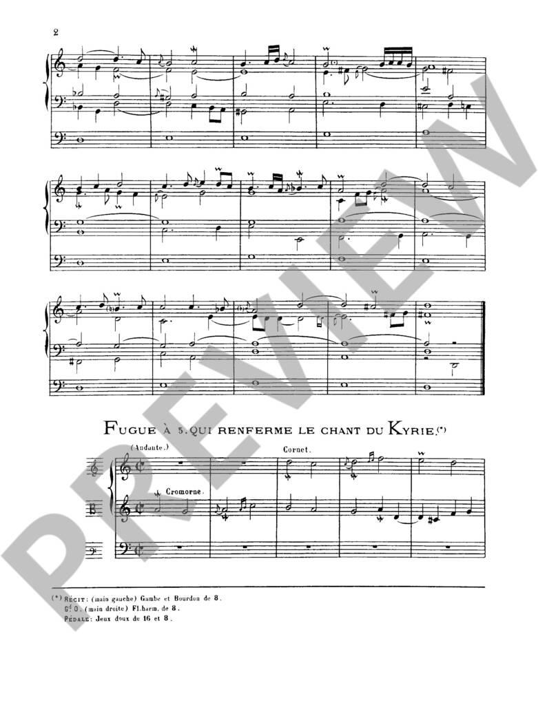 Livre D'Orgue