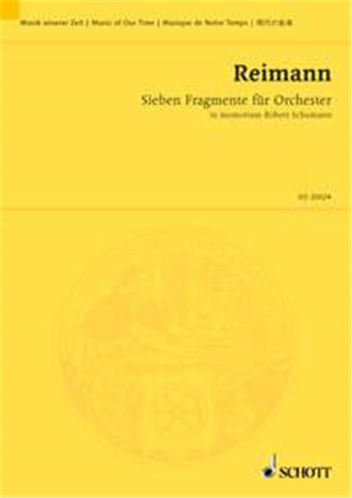 Sieben Fragmente fur Orchester