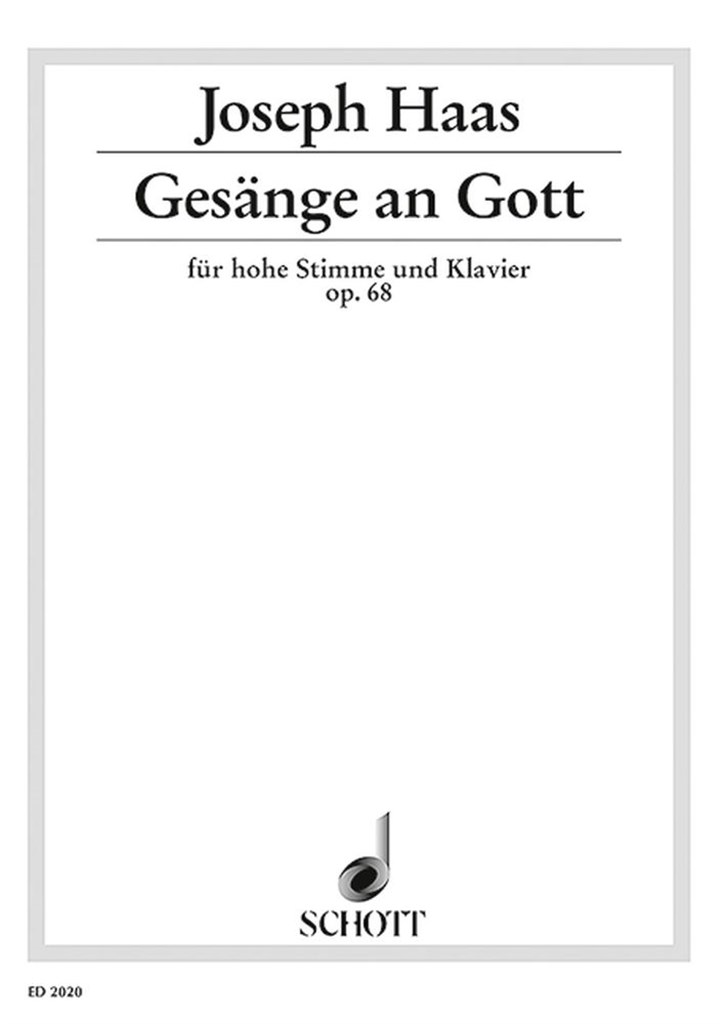 Gesange an Gott op. 68