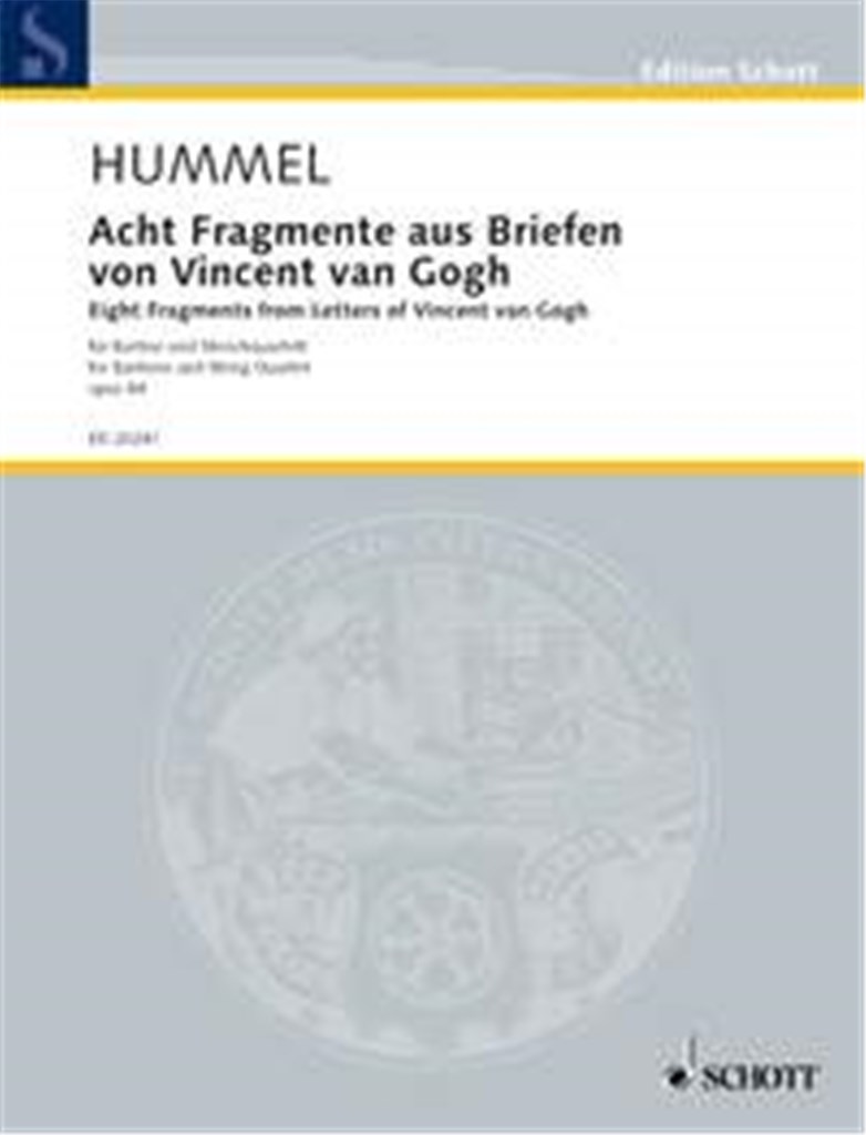 8 Fragments from Letters of Vincent van Gogh