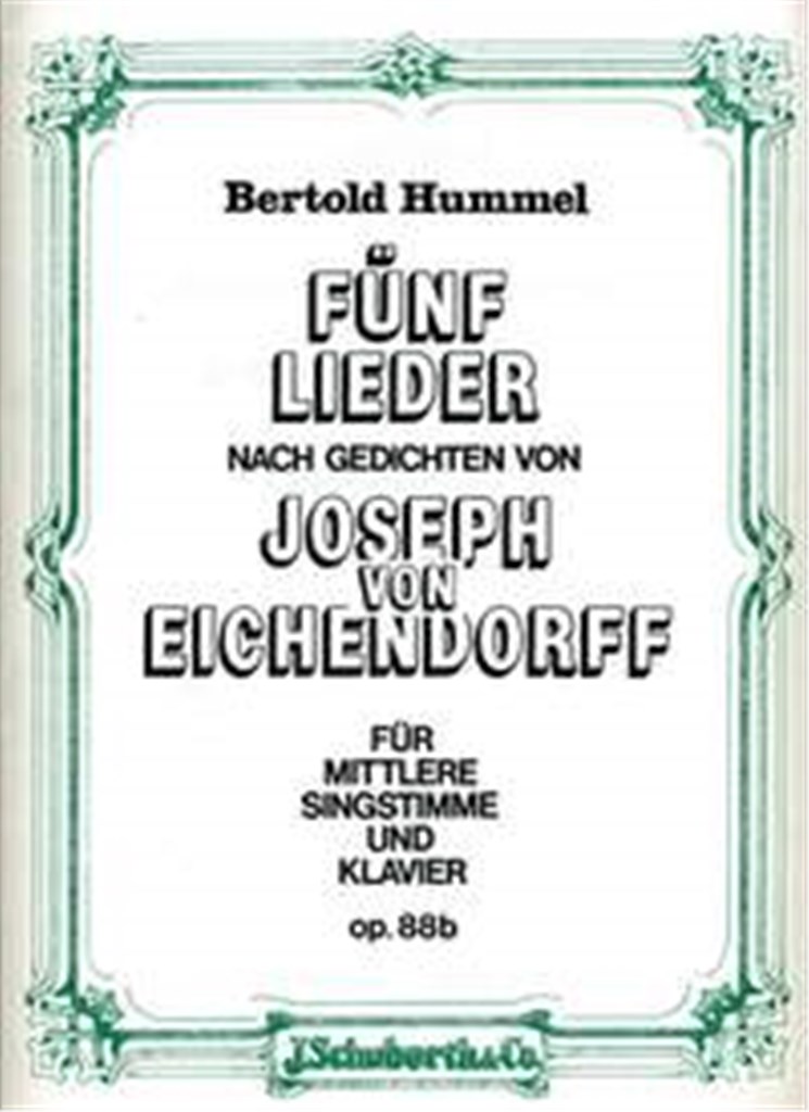 5 Lieder op. 88b