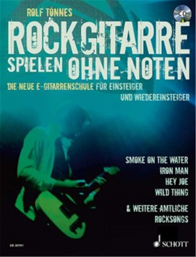 Rockgitarre spielen ohne Noten