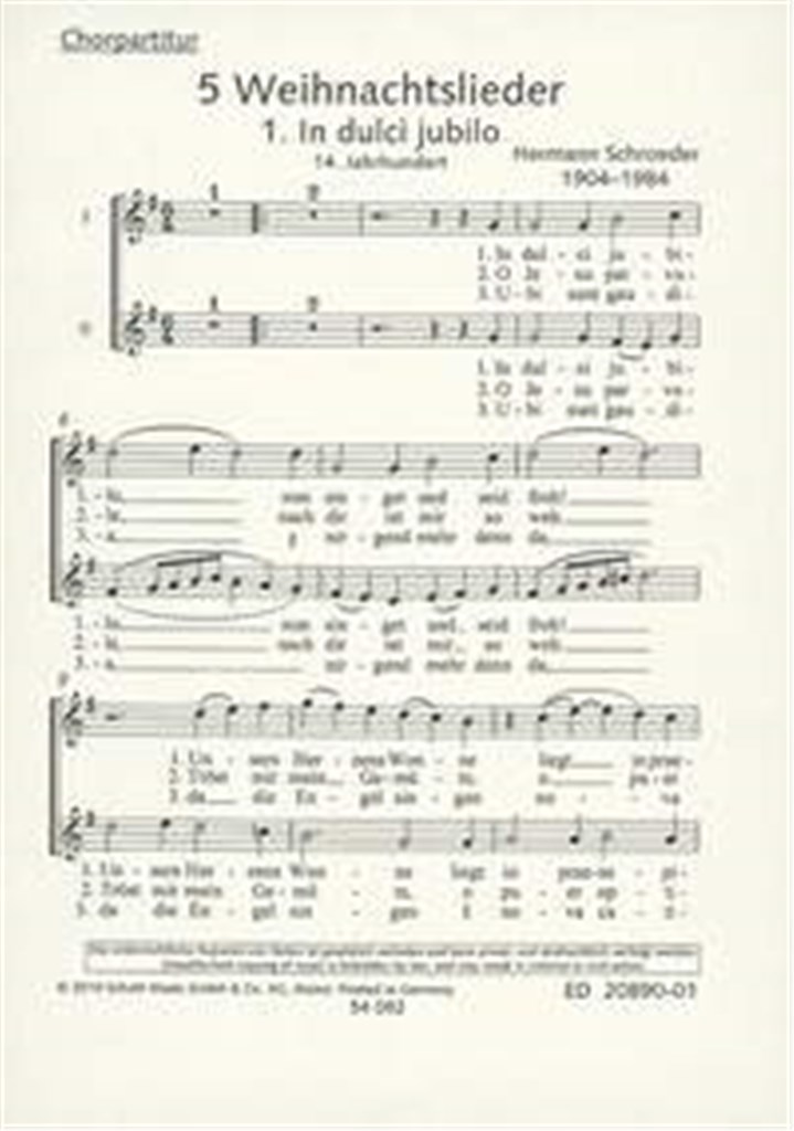 5 Weihnachtslieder