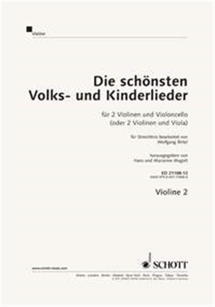 Die schonsten Volks- und Kinderlieder