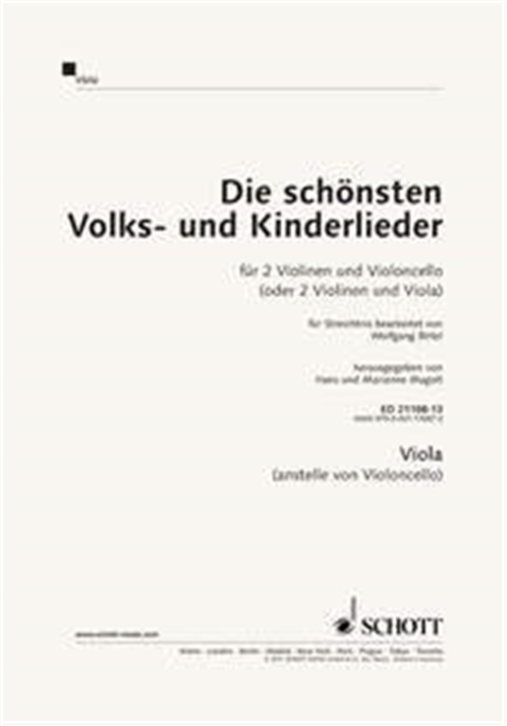 Die schonsten Volks- und Kinderlieder