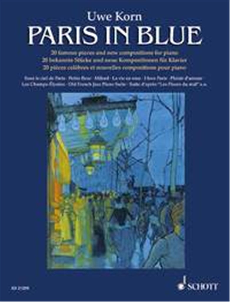 Paris in blue