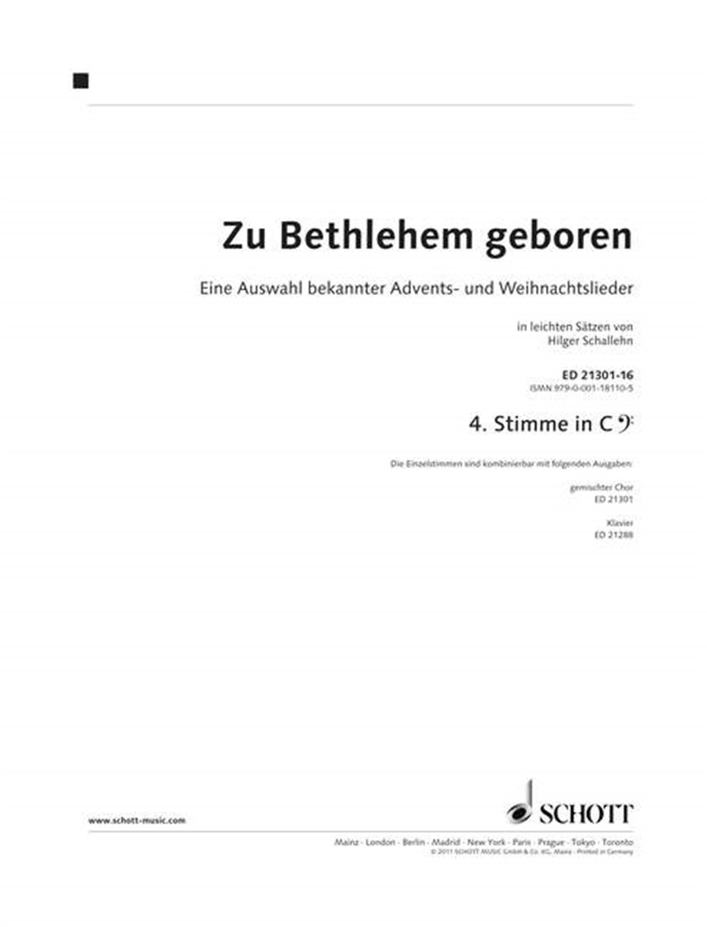 Zu Bethlehem geboren
