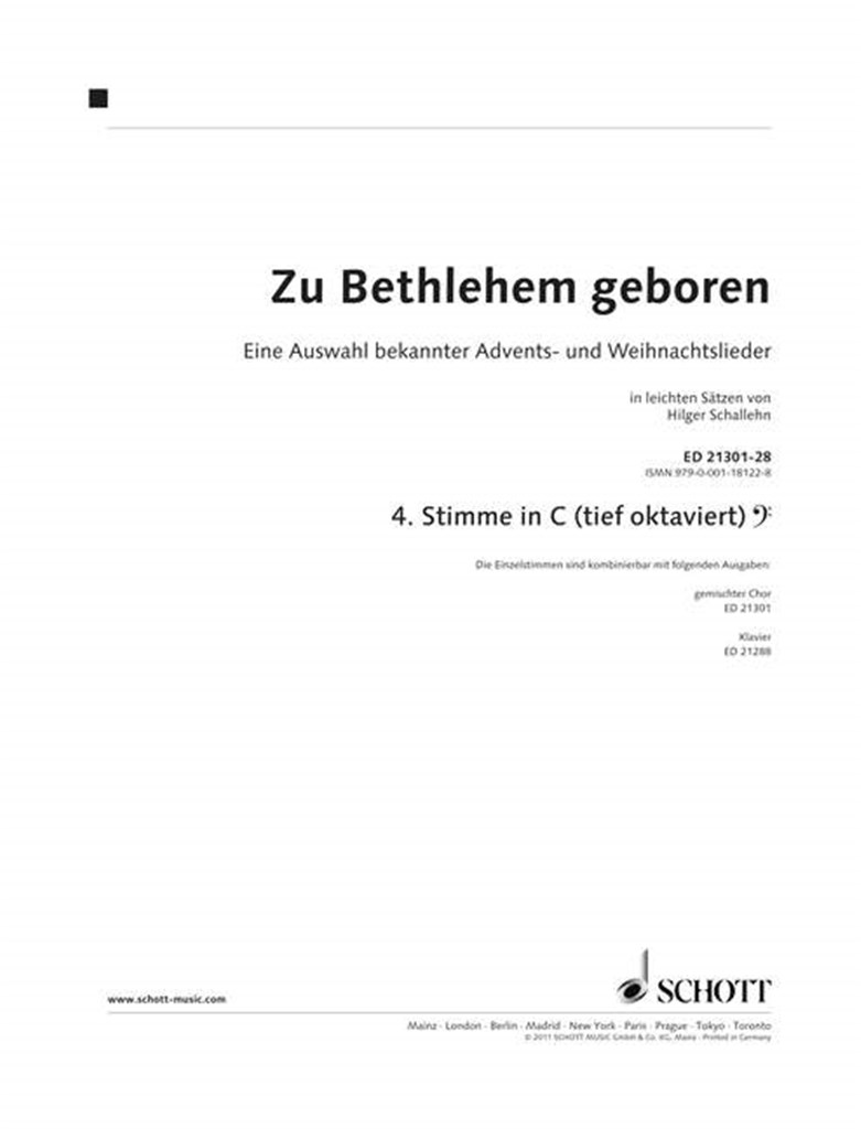 Zu Bethlehem Geboren