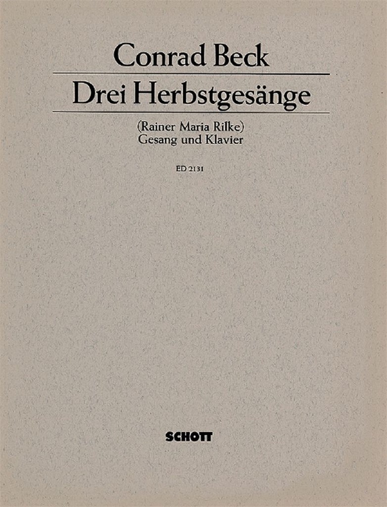 3 Herbstgesänge