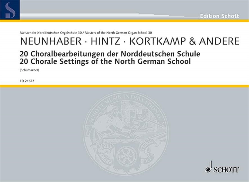 20 Choralbearbeitungen Der Norddeutschen Schule