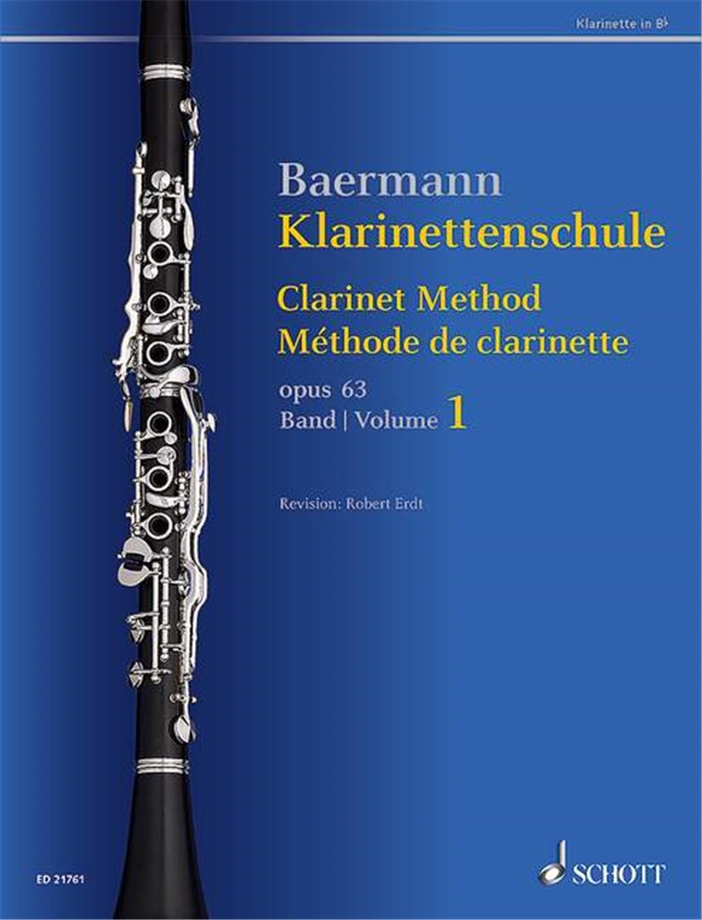 Clarinet Method op. 63 Band 1: No. 1-33