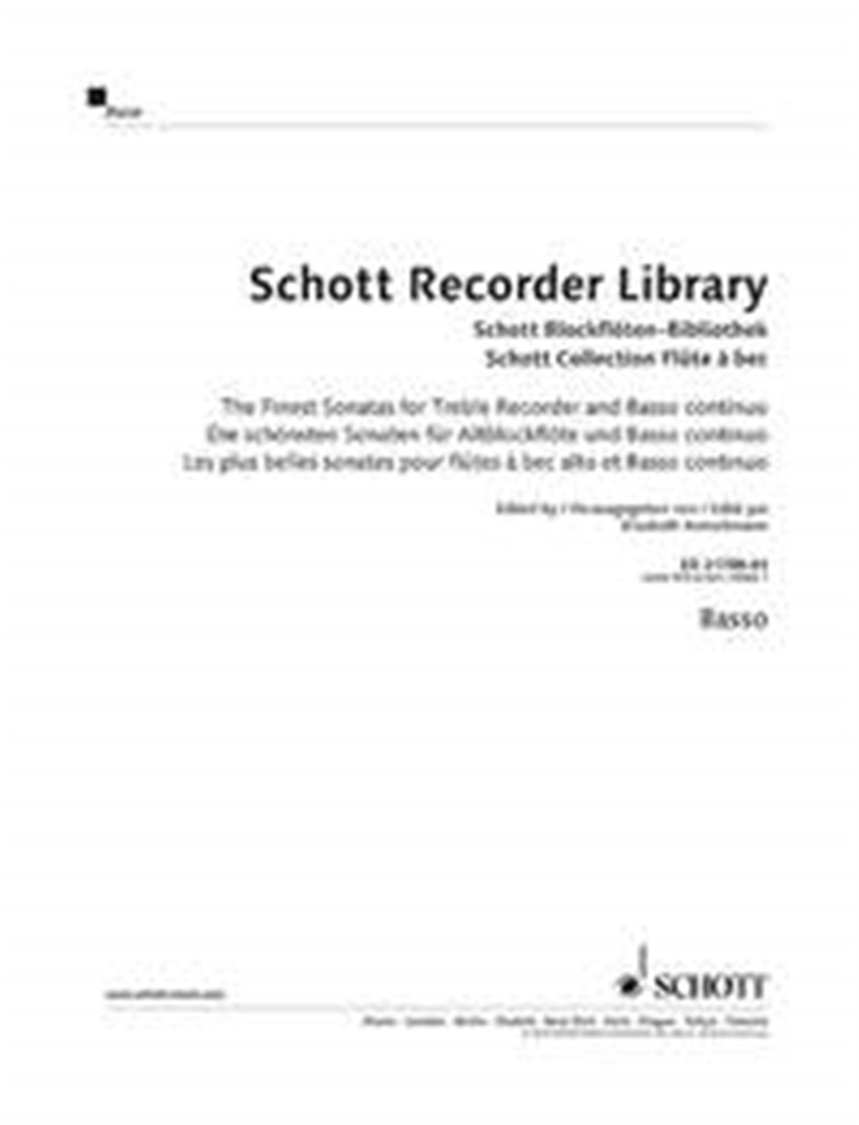 Schott Recorder Library
