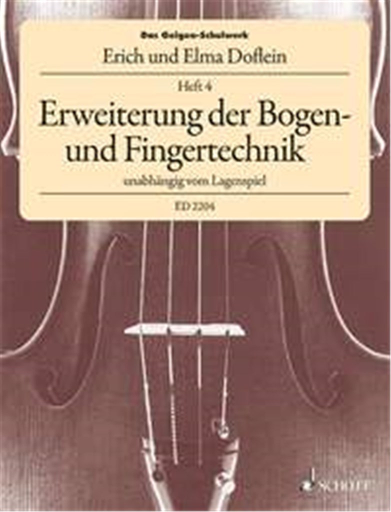 Geigen Schulwerk 4 (Bogen/Fing.)