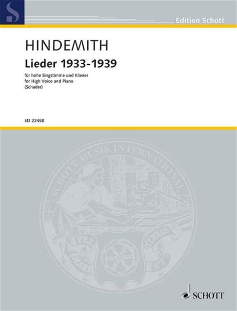 Lieder 1933-1939
