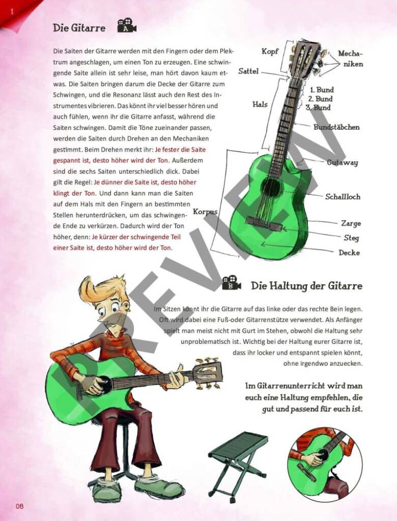 Gitarre lernen mit Zacky & Bob Band 1