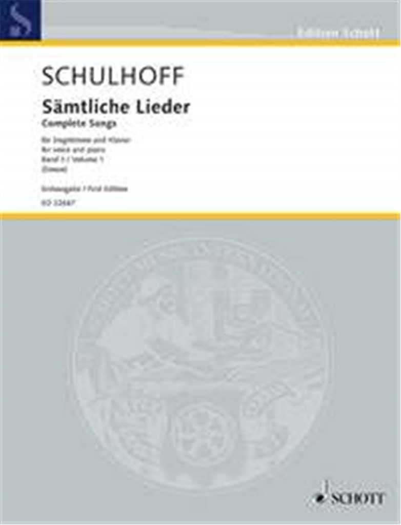Sämtliche Lieder I Band 1